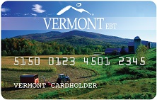 image of a Vermont EBT Card
