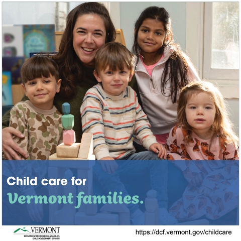 child care provider and children